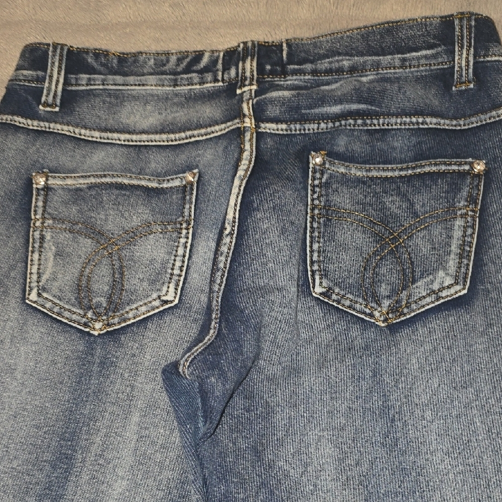 Women's Lavo Stylish Blue Skinny Stretch Jeans Size Small - Picture 5 of 5